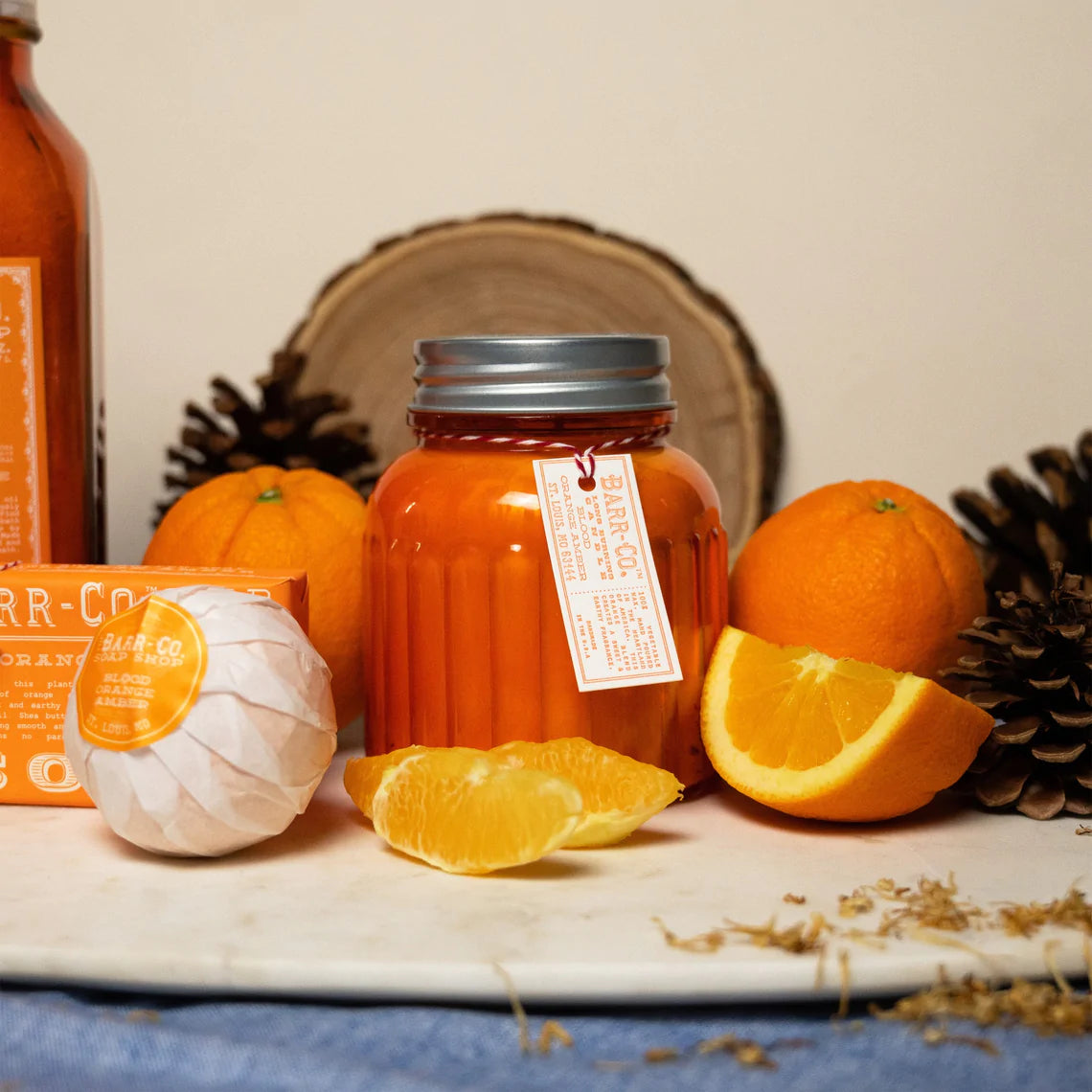 Barr-Co Apothecary Candle 'Blood Orange Amber'