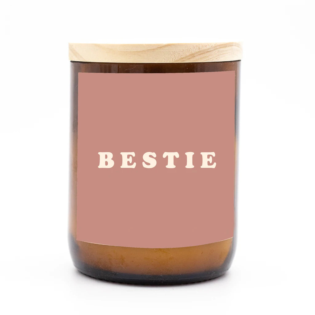 The Commonfolk Collective Quote Candle 'Bestie'