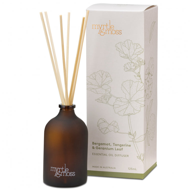 Myrtle & Moss Diffuser 'Bergamot, Tangerine & Geranium Leaf' - Small