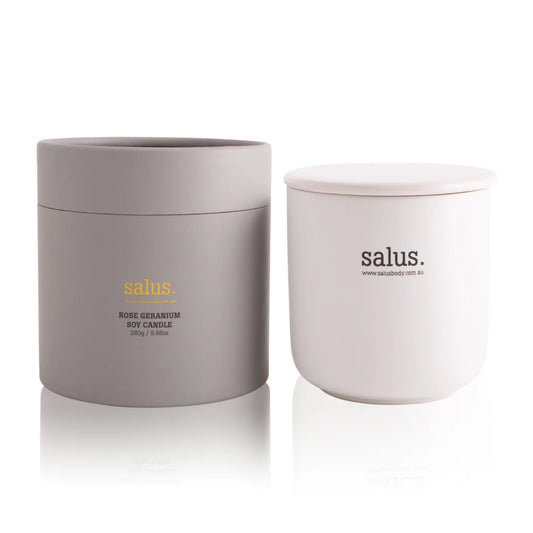 Salus Porcelain Candle 'Rose Geranium'