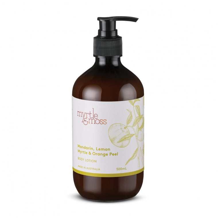 Myrtle & Moss Body Lotion 'Mandarin, Lemon Myrtle & Orange Peel' - 500ml