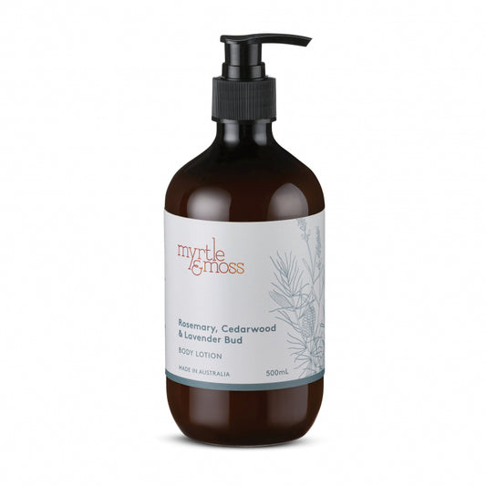 Myrtle & Moss Body Lotion 'Rosemary, Cedarwood & Lavender Bud' - 500ml