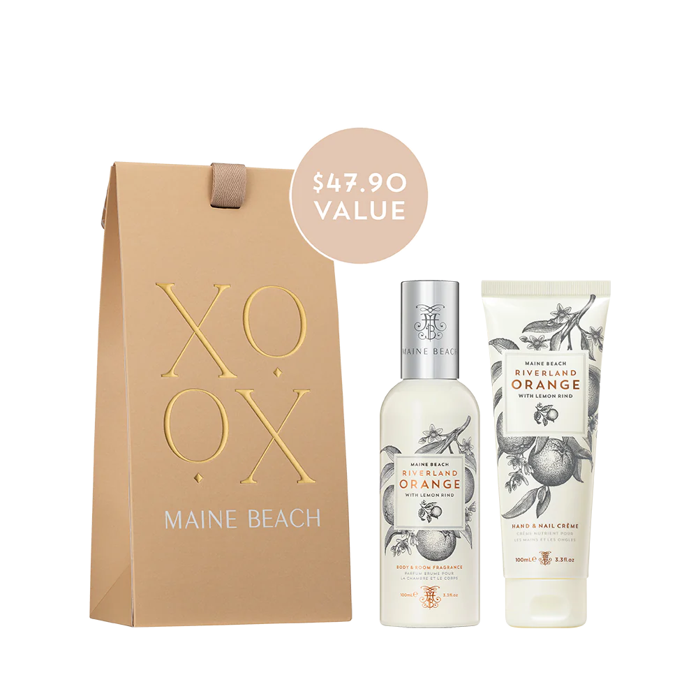 Maine Beach XO Gift Set 'Riverland Orange'