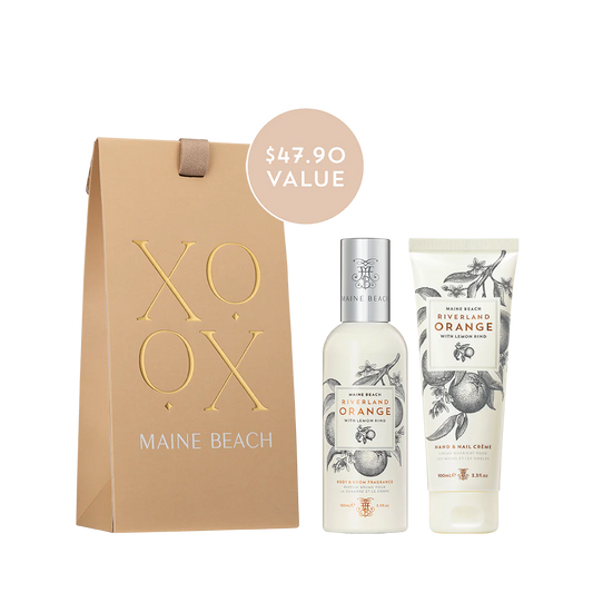 Maine Beach XO Gift Set 'Riverland Orange'