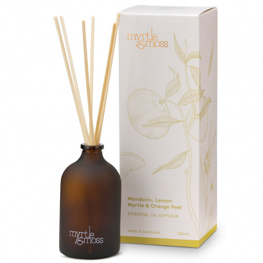 Myrtle & Moss Diffuser 'Mandarine, Lemon Myrtle & Orange Peel' - Small