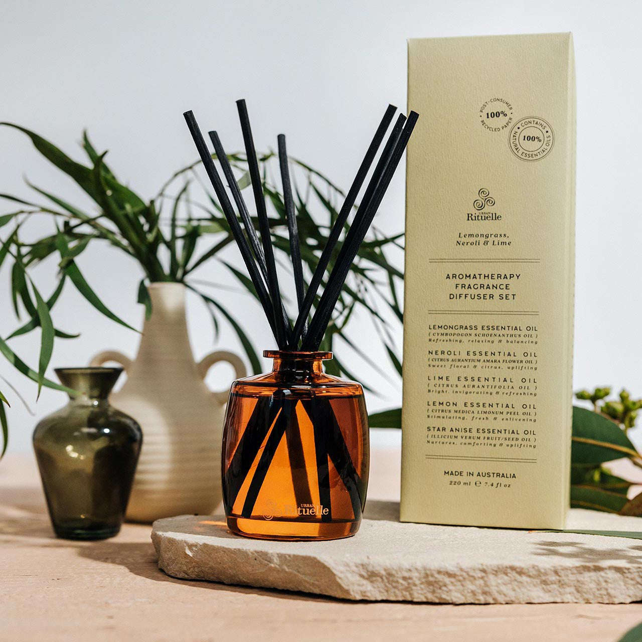 Urban Rituelle Diffuser 'Lemongrass, Neroli & Lime'