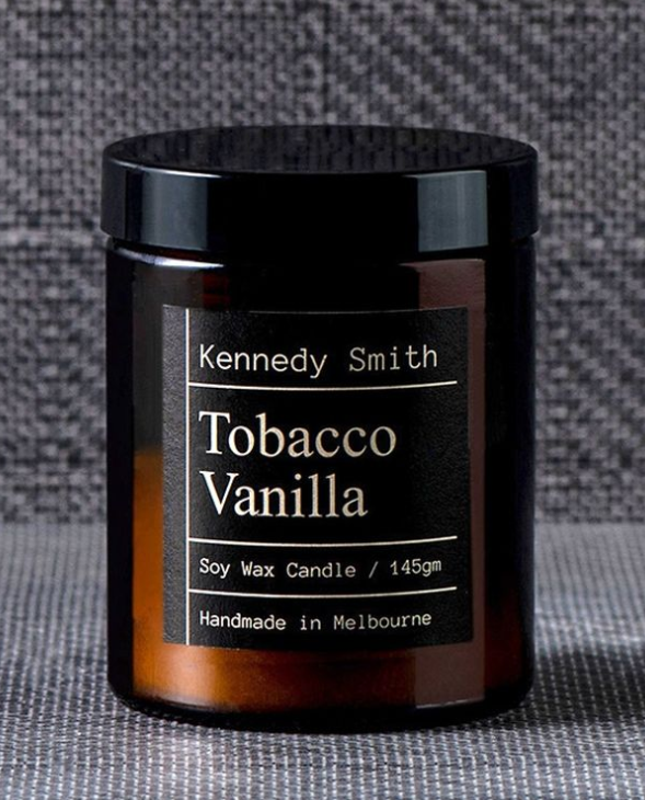 Kennedy Smith Candle 'Tobacco Vanilla' - Small