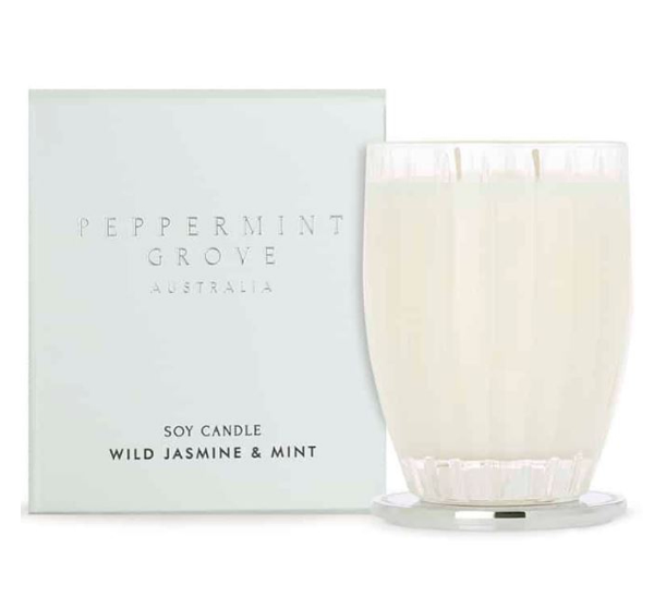 Peppermint Grove Candle 'Wild Jasmine & Mint' Large