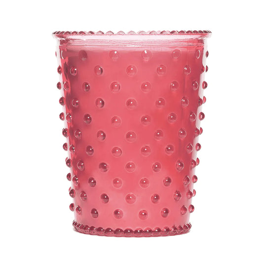 Simpatico Hobnail Candle 'Hibiscus'