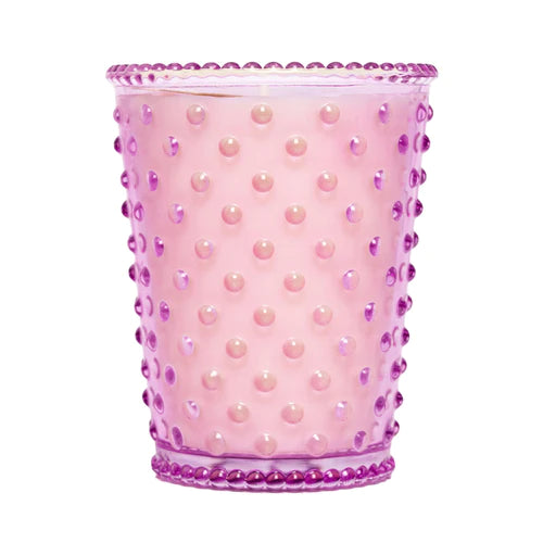 Simpatico Hobnail Candle 'Rhubarb & Rose'