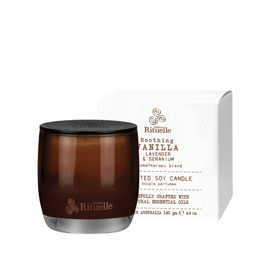 Urban Rituelle Candle 'Vanilla, Lavender & Geranium' 140g