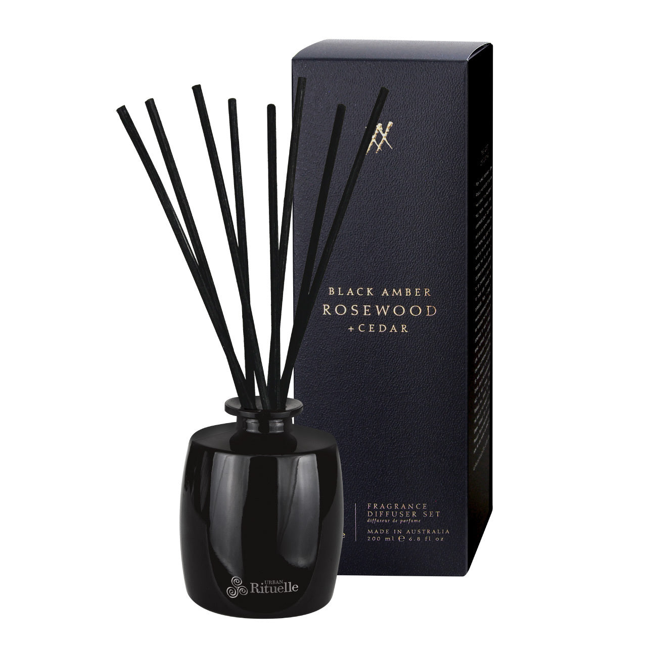 Urban Rituelle Diffuser 'Black Amber, Rosewood & Cedar'