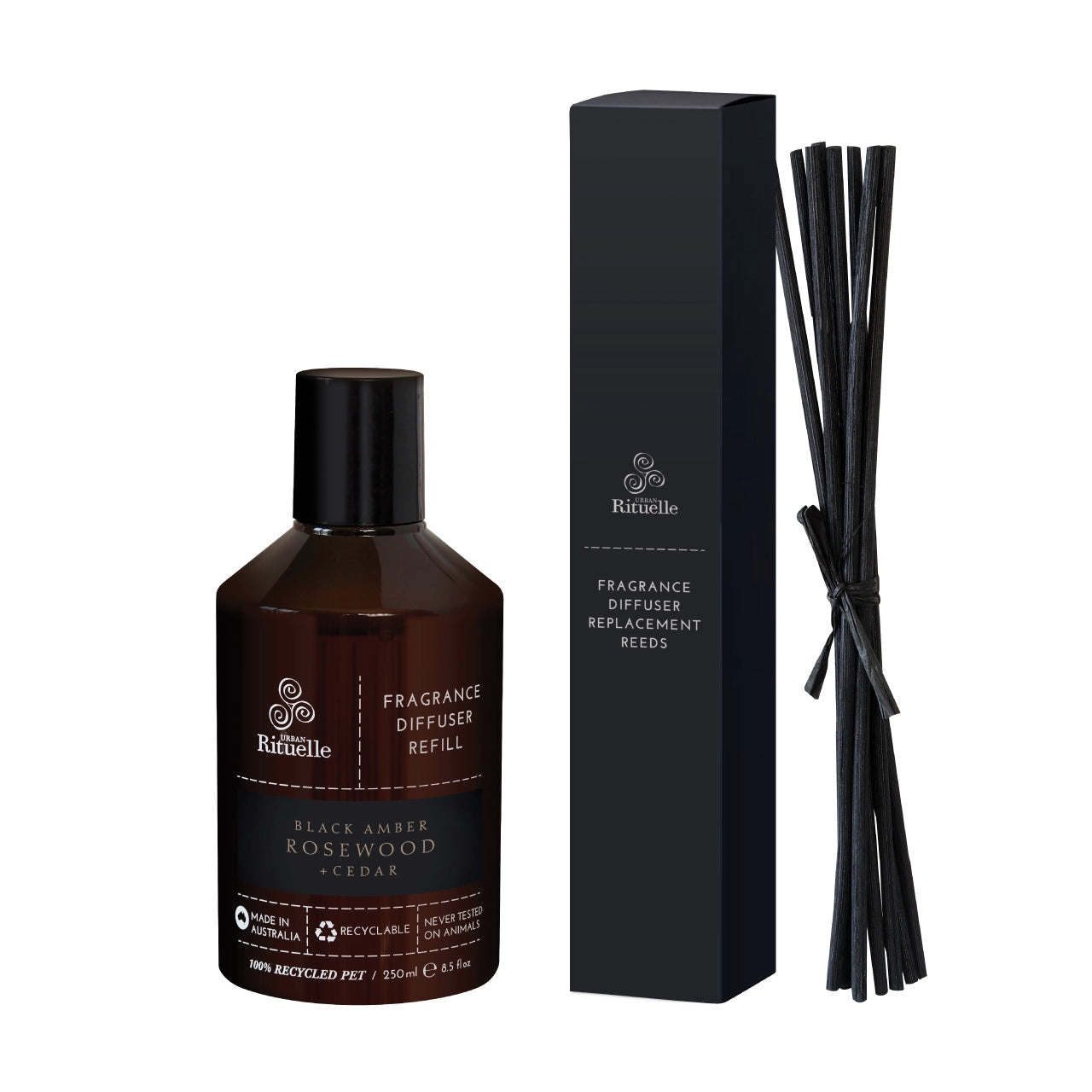 Urban Rituelle Diffuser Refill 'Black Amber, Rosewood & Cedar'