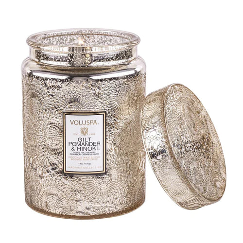 Voluspa Candle 'Gilt Pomander & Hinoki' 100hr