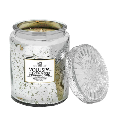 Voluspa Candle 'Silver Birch Peppercorn' 100hr