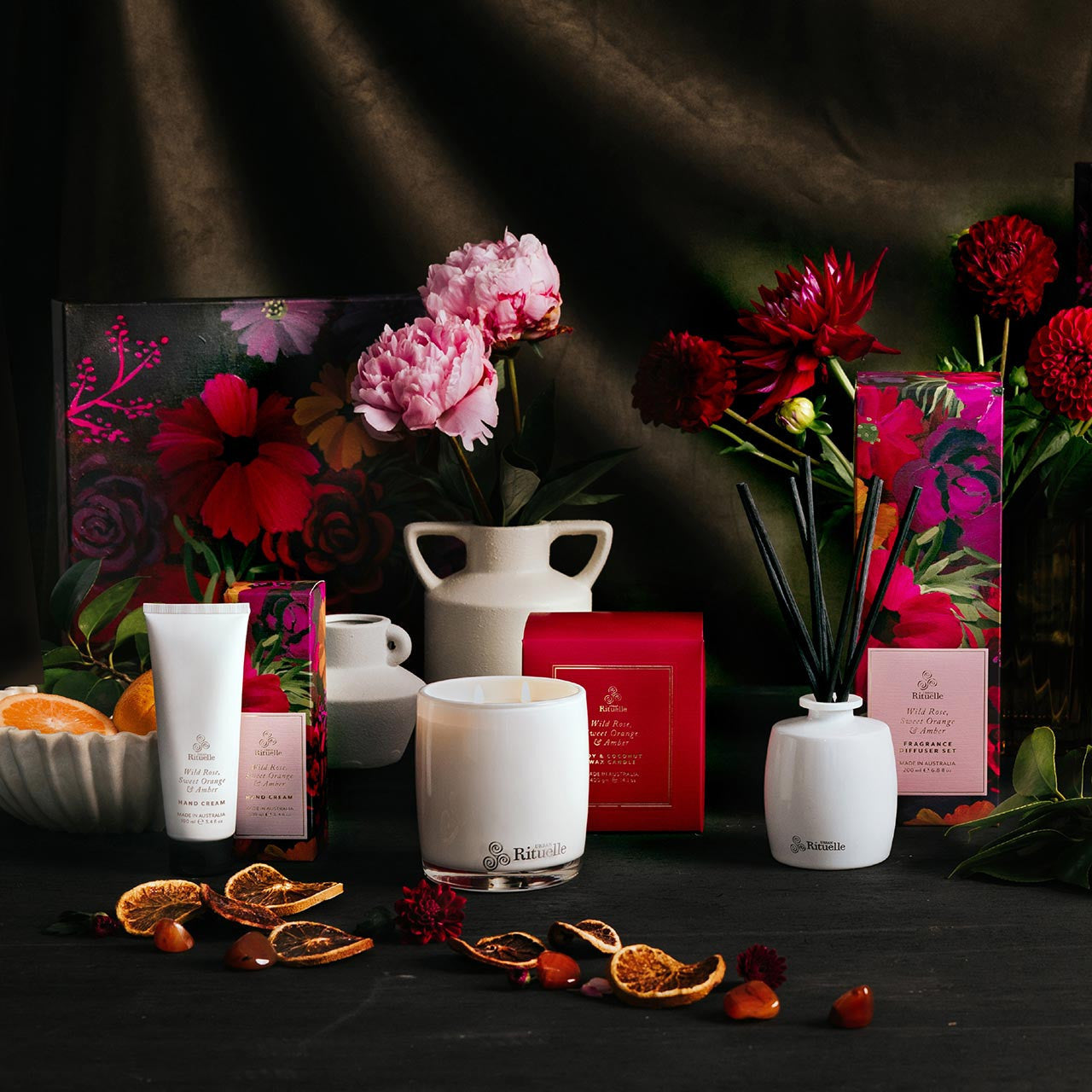 Urban Rituelle Hand Cream 'Wild Rose, Sweet Orange & Amber'