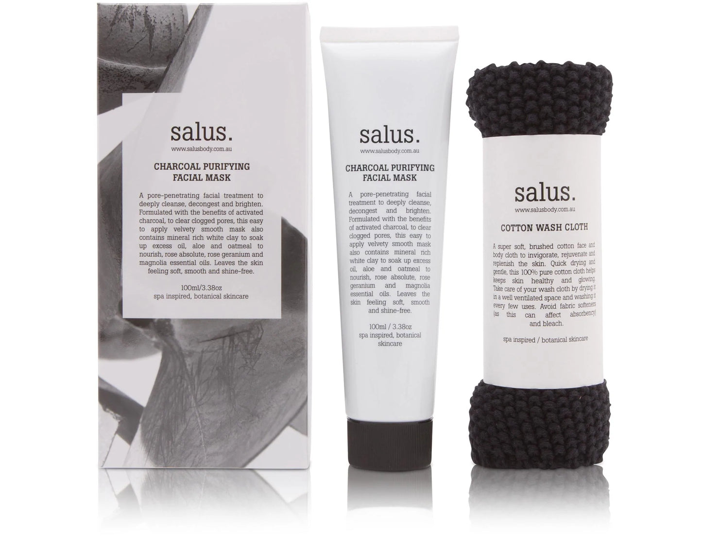 Salus Charcoal Face Mask And Cloth