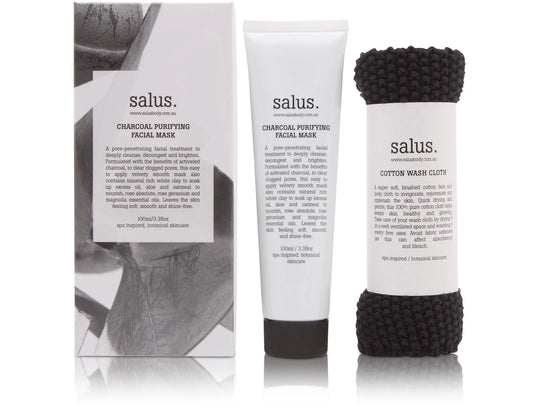 Salus Charcoal Face Mask And Cloth