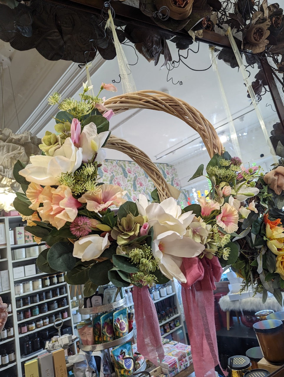 Embrace Everlasting Wreath "Mauve Posies"