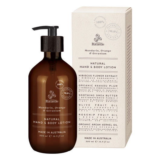 Urban Rituelle Hand & Body Lotion 'Mandarin, Orange & Geranium'