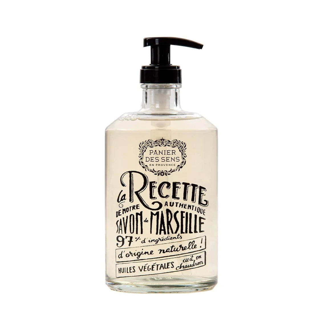 Panier Des Sens Marseille Liquid Soap In Glass 'Rose'