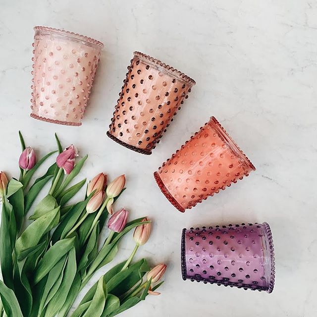 Simpatico Hobnail Candle 'Lemongrass & Tea Tree'