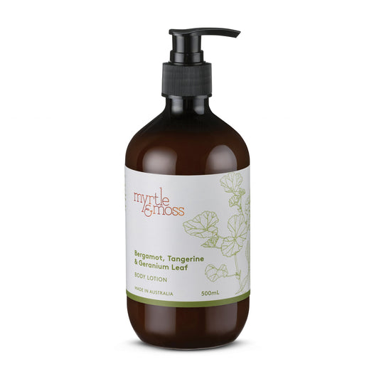 Myrtle & Moss Body Lotion 'Bergamot, Tangerine & Geranium Leaf' - 500ml