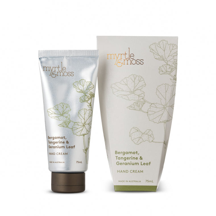 Myrtle & Moss Body Hand Cream 'Bergamot, Tangerine & Geranium Leaf'