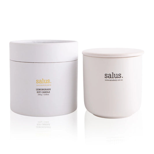 Salus Porcelain Candle 'Lemongrass'