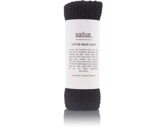 Salus Cotton Wash Cloth 'Black'