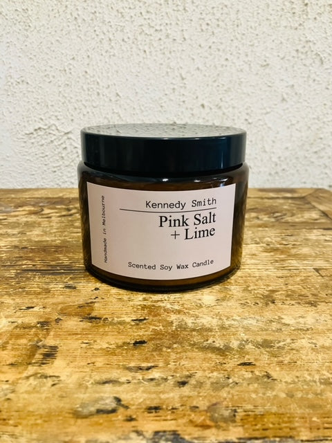 Kennedy Smith Candle 'Pink Salt & Lime' - Large
