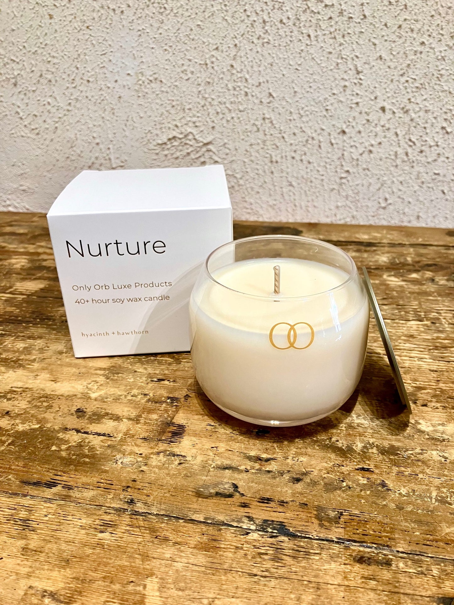 Only Orb Candle 'Nurture - Hyacinth & Hawthorn'