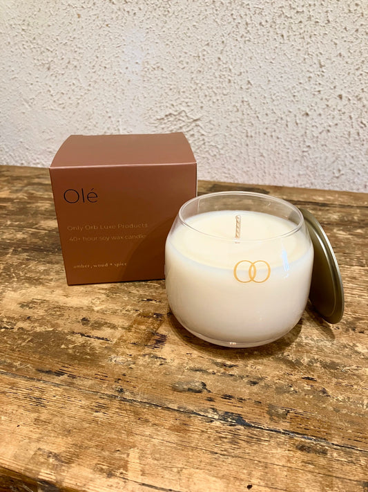Only Orb Candle 'Ole - Amber, Wood & Spice'