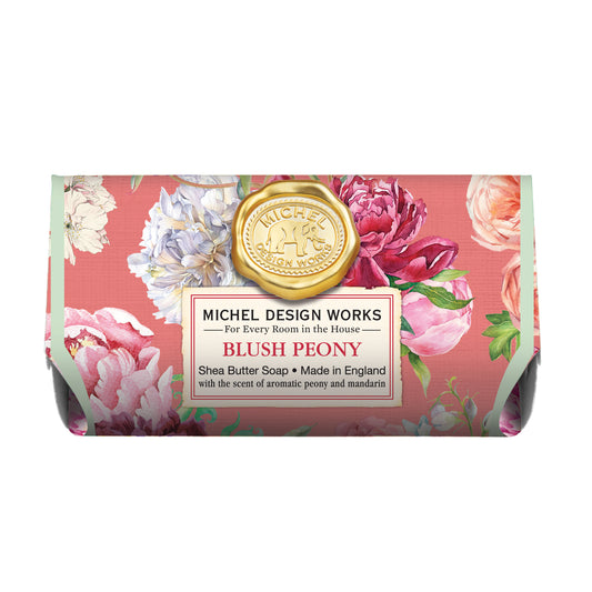 Michel Design Works Large Soap Bar 'Blush Peony'