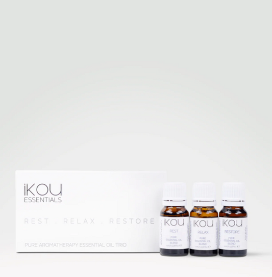 Ikou Essential Oil Trio 'Rest Relax Restore'