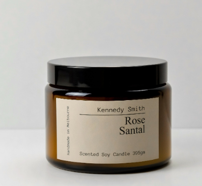 Kennedy Smith Candle 'Rose Santal' - Large