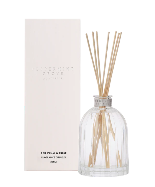 Peppermint Grove Diffuser 'Red Plum & Rose' Large