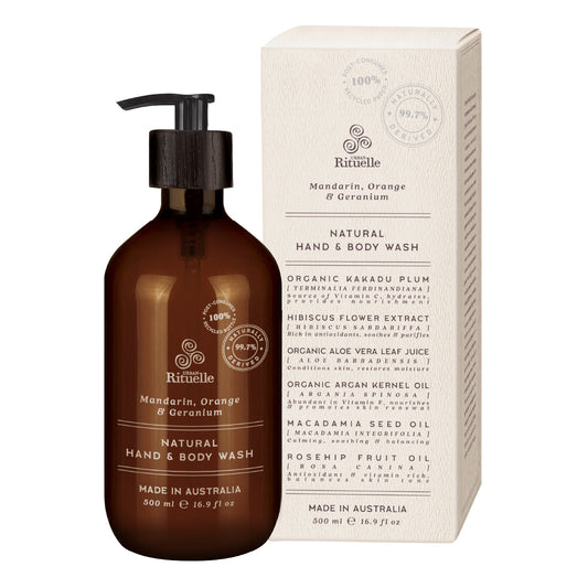 Urban Rituelle Hand & Body Wash 'Mandarin, Orange & Geranium'