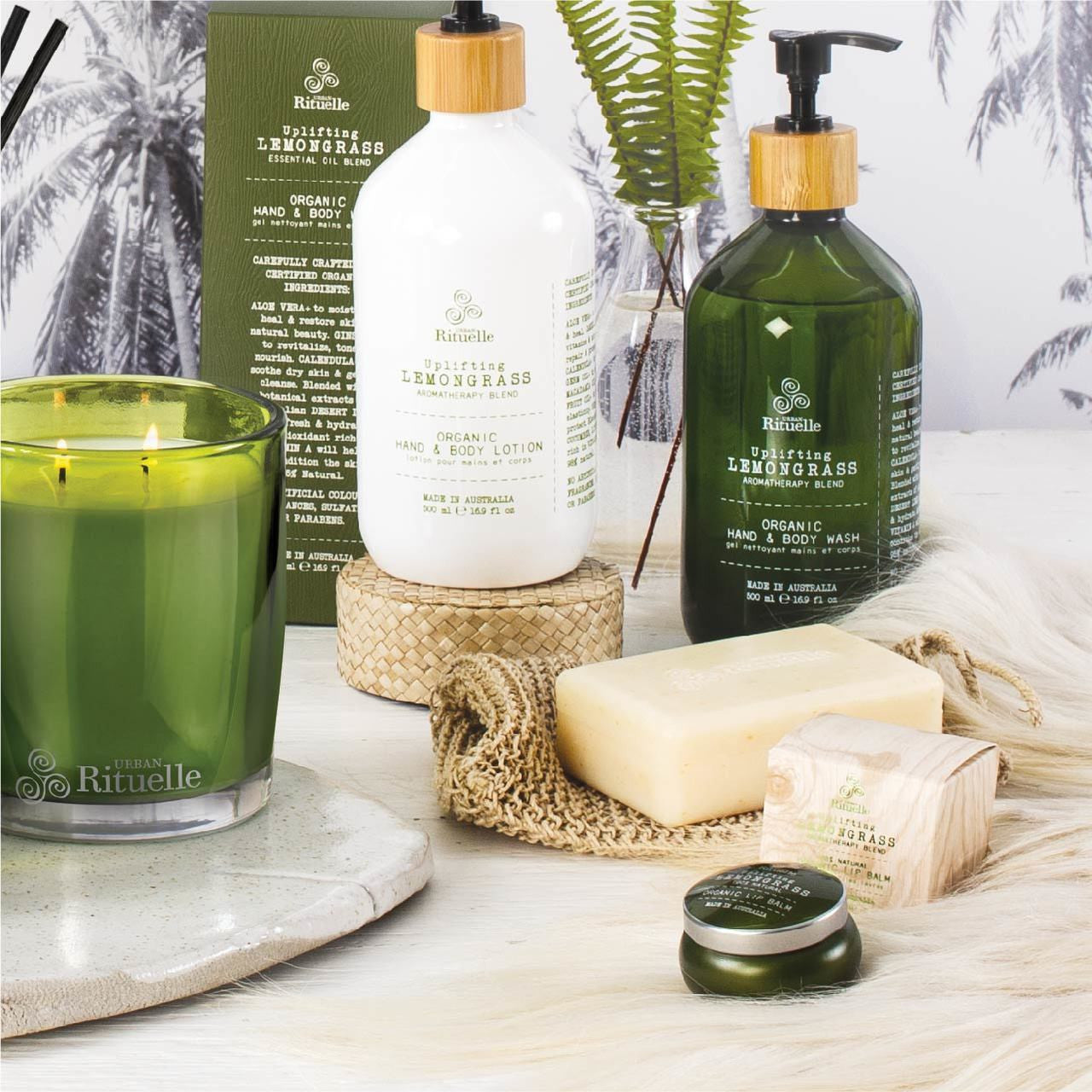 Urban Rituelle Hand & Body Lotion 'Lemongrass, Lemon Myrtle, Grapefruit & Eucalyptus'