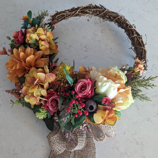 Embrace Everlasting Wreath "Autumn Forage"