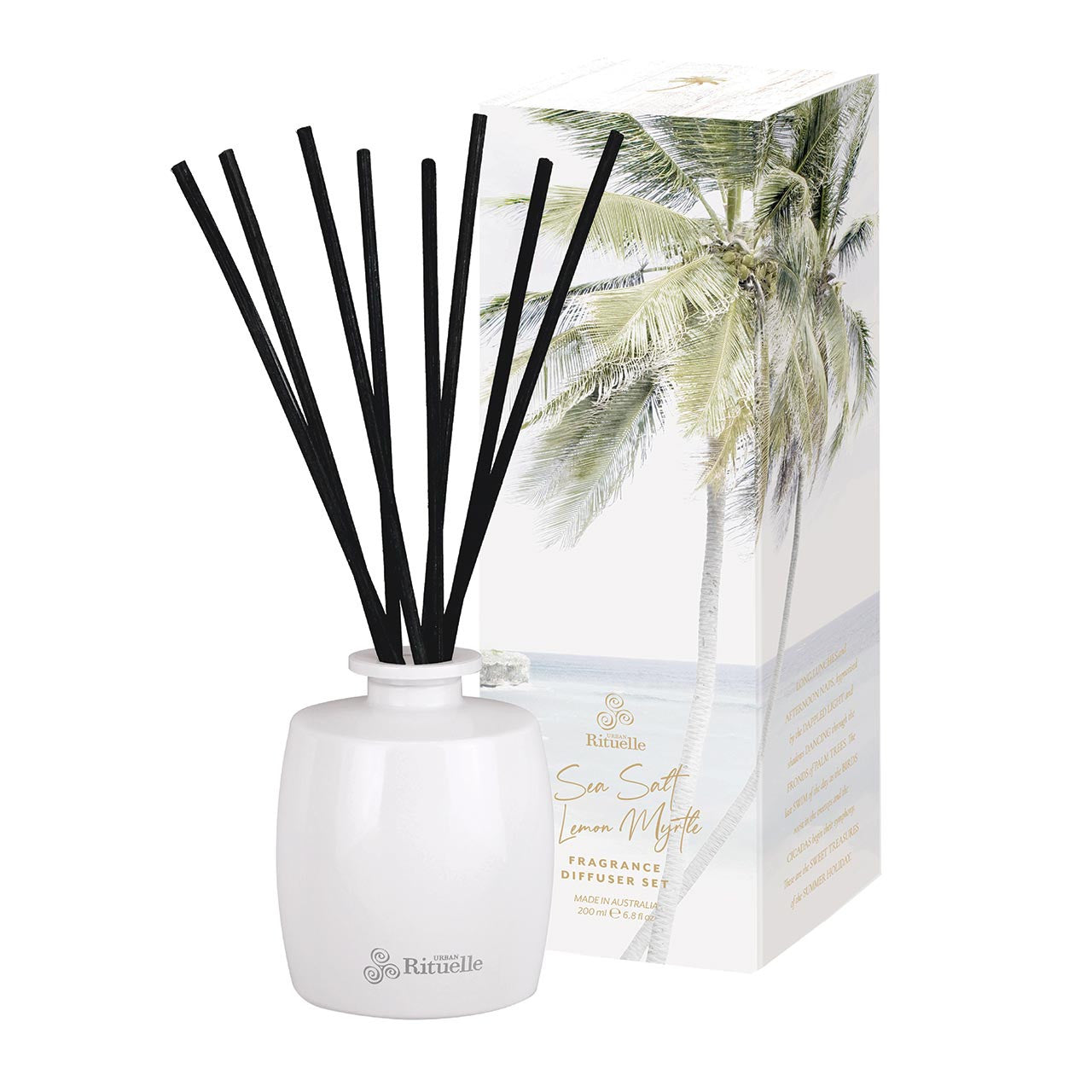 Urban Rituelle Diffuser 'Sea Salt & Lemon Myrtle' – Embrace Williamstown
